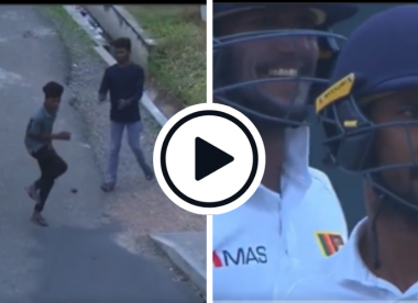 Watch: Dinesh Chandimal launches six off Mitchell Starc out of the stadium, ball bounces into unsuspecting passer-by