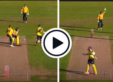 Watch: Dan Christian effects run out after colliding with batter to spark Spirit of Cricket debate