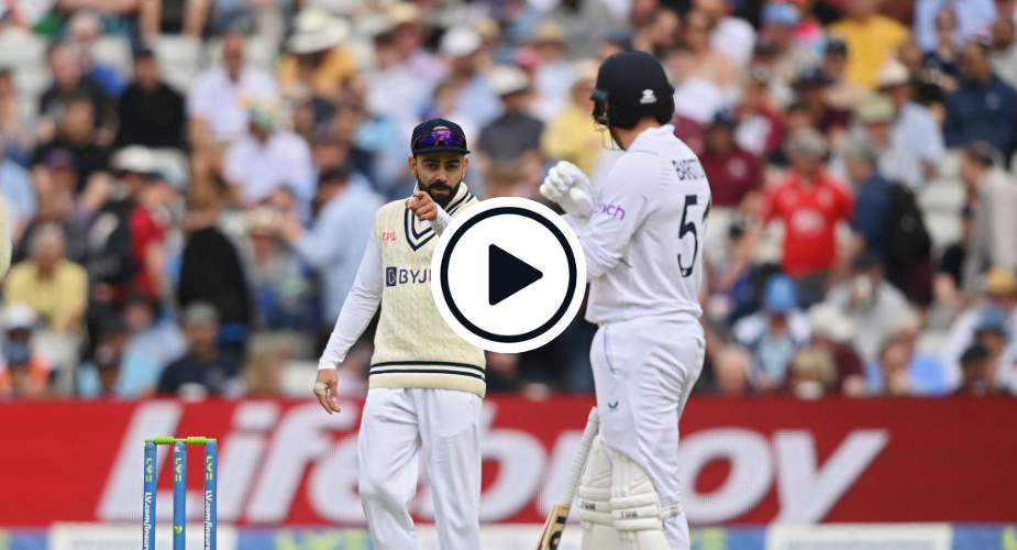 Virat Kohli and Jonny Bairstow were involved in a heated discussion