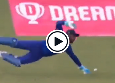 Watch: The incredible last-over Sanju Samson save that arguably won India the first West Indies ODI