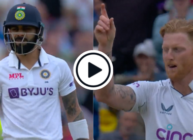 Watch: Ben Stokes produces rip-snorting delivery to send Virat Kohli packing