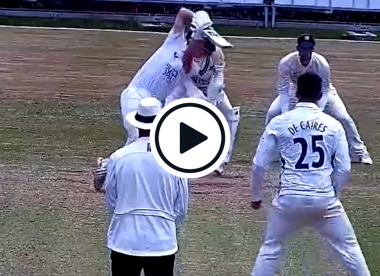 Watch: Joe Denly's nephew gloriously cover drives Michael Atherton's son for four in county second XI clash