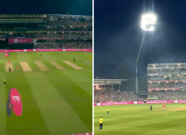 Watch: The fan footage that proves there was an umpiring error on the free-hit last ball of the T20 Blast final