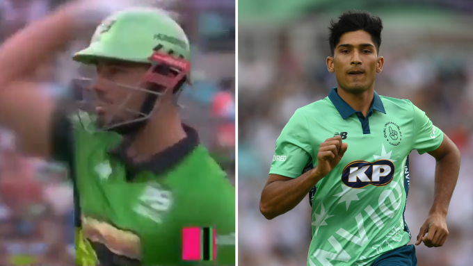 Marcus Stoinis criticised for appearing to question Mohammad Hasnain's bowling action
