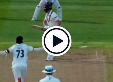 Watch: Mohammed Siraj runs through Somerset to bag five-for on County Championship debut