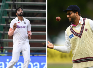 How did India and Pakistan's stars fare in the latest County Championship round?
