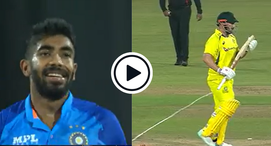 Jasprit Bumrah castled Aaron Finch with a sizzling delivery