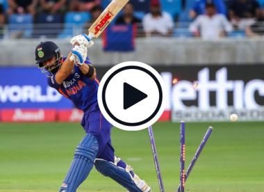 Watch: Virat Kohli has stumps uprooted, falls for four-ball duck in Asia Cup clash against Sri Lanka