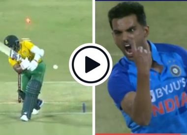 Watch: Deepak Chahar clean-bowls Temba Bavuma after Test-style new-ball working over