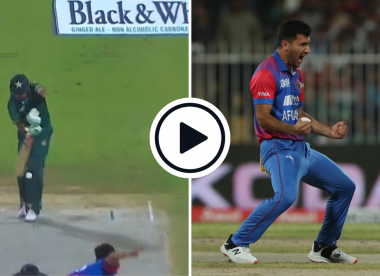 Watch: Babar Azam ripped out for golden duck by 21-year-old Afghanistan left-arm quick