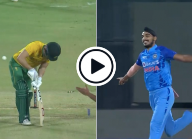 Watch: Arshdeep Singh, Deepak Chahar's record-breaking new-ball spell reduces South Africa to 9-5