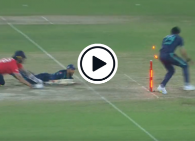 Watch: Diving Shan Masood effects clutch direct hit to seal Pakistan-England final-over thriller