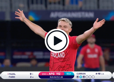 Watch: Sam Curran takes England's best ever men's T20I figures in opening T20 World Cup win