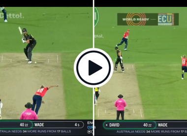 Watch: Sam Curran bowls Tim David with pinpoint leg-stump yorker at pivotal moment in series-sealing win
