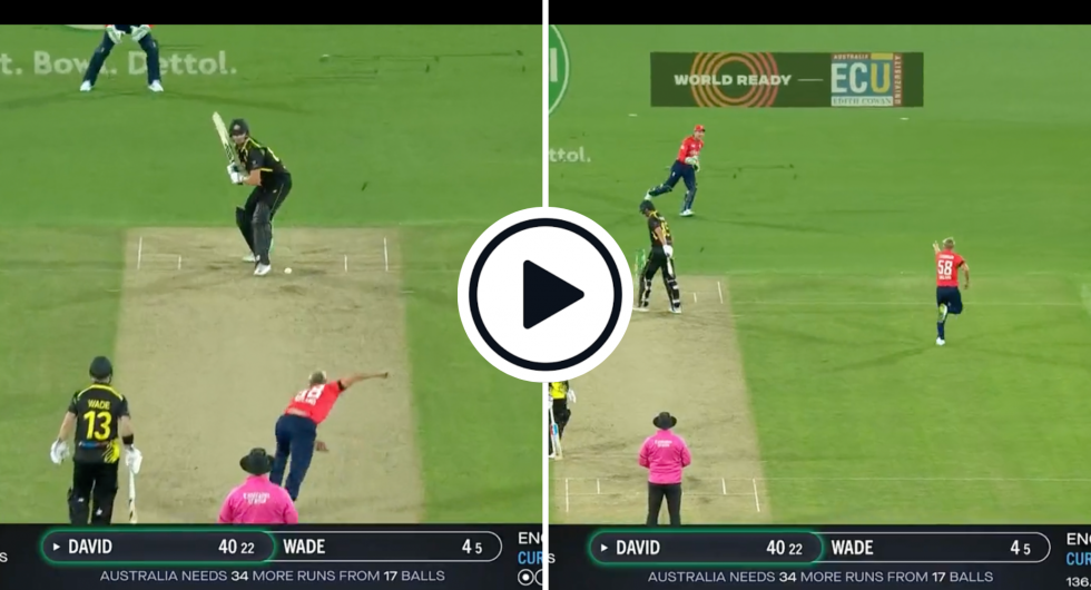 Watch: Sam Curran Bowls Tim David With PinPoint Leg Stump Yorker In Perfectly Executed Plan