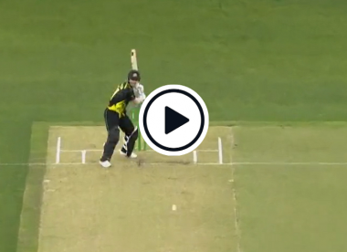 Watch: David Warner slaps Mark Wood's 152 kph thunderbolt through covers in whirlwind T20I fifty