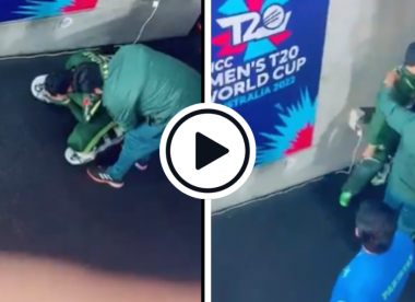 Watch: Fan footage captures distraught Shadab Khan after heroic, in-vain performance against Zimbabwe