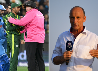 Fact check: No, Nasser Hussain did not say 'we should keep quiet and not upset BCCI' or criticise the India-Pakistan umpires