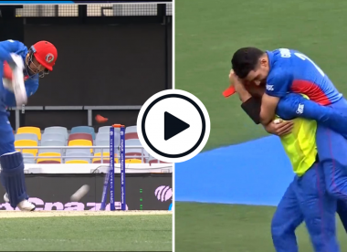 Watch: Shaheen leaves Rahmanullah hobbling in pain, smashes stumps with sizzling yorkers in Pakistan-Afghanistan warm-up game
