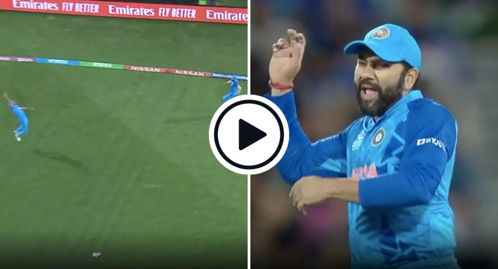Watch Rohit Sharma fume after Shami overthrows
