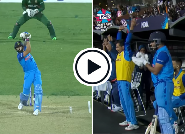 Watch: Virat Kohli's latest wonder-stroke, the hold-the-pose down-the-ground drive for six