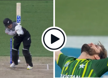 Watch: Finn Allen survives lbw call after DRS overturn, gets out next ball in dramatic Shaheen Afridi opening over