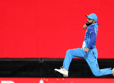 Virat Kohli breaks T20 World Cup run-scoring record in victory over Bangladesh