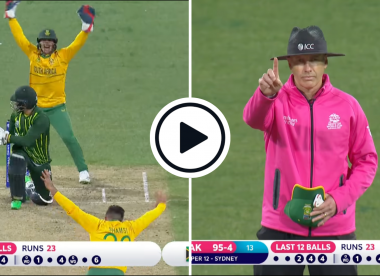 Watch: 'I've never really seen that before' – Mohammad Nawaz wrongly given out in bizarre LBW mix-up