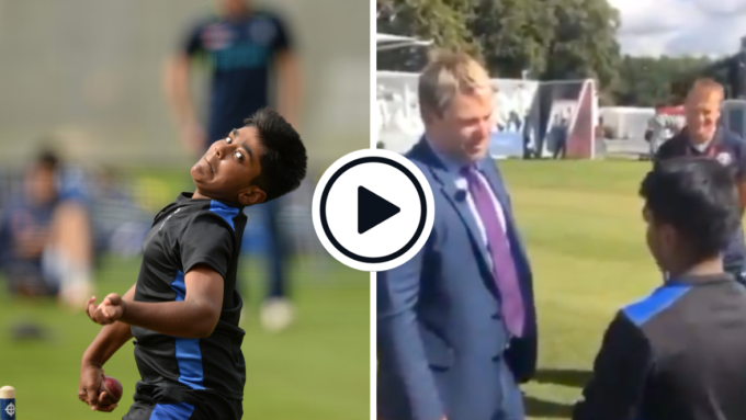 Watch: Shane Warne heaps praise on 13-year-old Rehan Ahmed at Lord's nets in unearthed footage