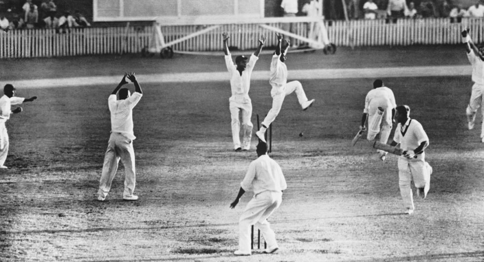 The first tied Test, during the 1960/61 Frank Worrell Trophy