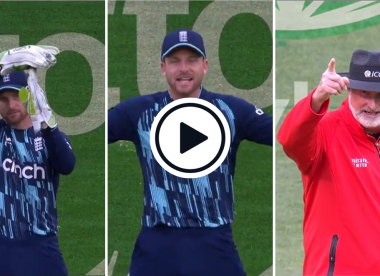 Watch: What you waiting for? – umpire Wilson waits for Buttler to demand Smith’s wicket in bizarre sequence