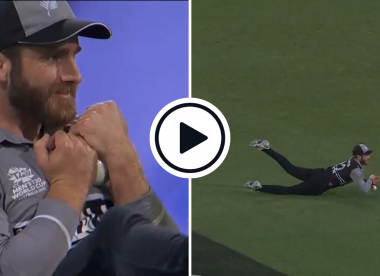 Watch: Umpire review reveals ball bounced during Kane Williamson’s attempted catch of Jos Buttler