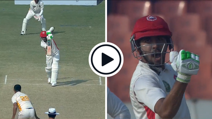Watch: Pakistan starlet Mohammad Huraira smashes spinners, on-drives gloriously in Quaid-e-Azam Trophy final double-century blitz