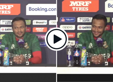 Watch: ‘Were you discussing the rivers of Bangladesh?’ - Shakib grins through bizarre, humorous press conference interaction