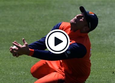 Watch: Roelof van der Merwe takes catch of the T20 World Cup contender to set up massive Dutch upset over South Africa