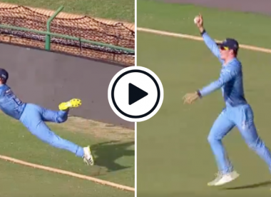 Watch: Minutes after smashing record-breaking 162, Dewald Brevis takes wonder catch on boundary