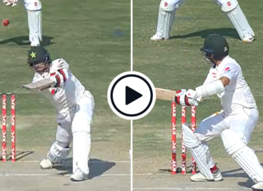 Watch: No.9 Abrar Ahmed hoicks Mark Wood over his head, plays cheeky late cut in delightful boundary-laden cameo