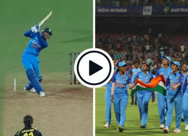 Watch: India Women clinch Super Over after thrilling tie, end Australia's unbeaten 2022 streak