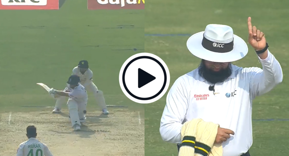 Ben Duckett survived a contentious lbw call in the 19th over, but was in the same over by Abrar Ahmed