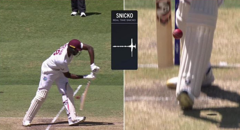 The UltraEdge spike which led to the Jason Holder lbw decision being overturned