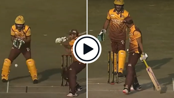 Watch: 52-year-old Mushtaq Ahmed reprises old magic, sets up batter with wide before bowling him with a googly