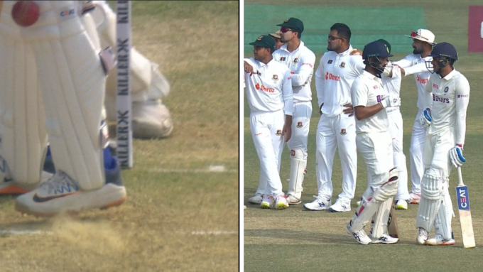 Bangladesh unable to review close Shubman Gill lbw 'not out' call after DRS technical glitch