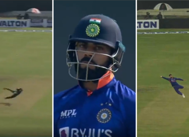 After being stunned by a stunner, Virat Kohli takes a screamer of his own