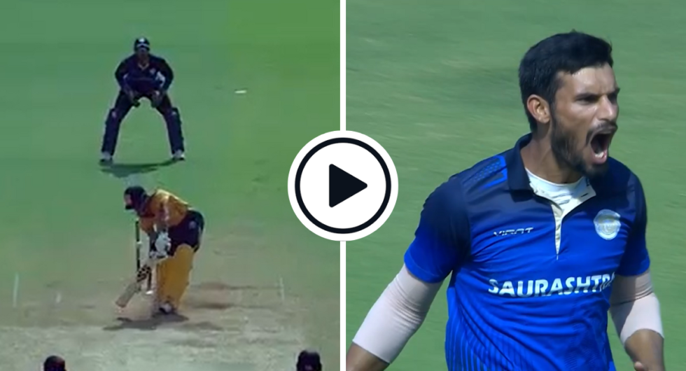Watch: 33-Year-Old All-Rounder Nails Three Yorkers To Claim Penultimate-Over Hat-Trick In Vijay Hazare Trophy Final
