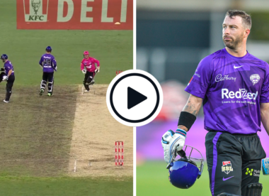 Watch: Matthew Wade gets out, kicks bat in frustration, gets banned for one BBL game for 'abuse of cricket equipment'