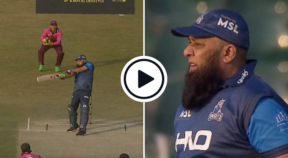 Watch 52-Year-Old Inzamam-Ul-Haq Rolls Back The Years, Carves Over Off-Side, Dances Down To Smash Big Six In Legends Cricket Blitz
