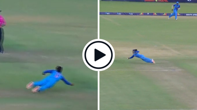 Watch: Archana Devi takes one-handed stunner in U19 World Cup final to dismiss England’s top scorer
