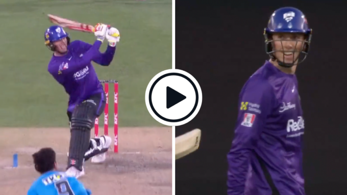 Watch: Zak Crawley clubs massive six to bring up rapid fifty in record-breaking total on BBL debut