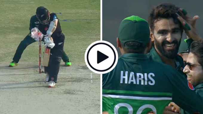 Watch: Pakistan debutant Usama Mir rips gorgeous leg-break, clean-bowls Kane Williamson for dream maiden wicket