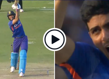 Watch: 6, 6, 6 – Shubman Gill brings up record-breaking double hundred in style